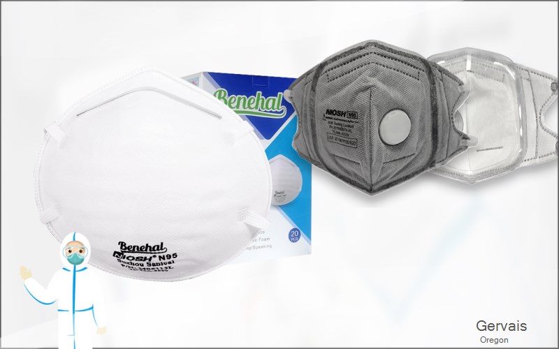 Gervais Marion Oregon OR N95 mask