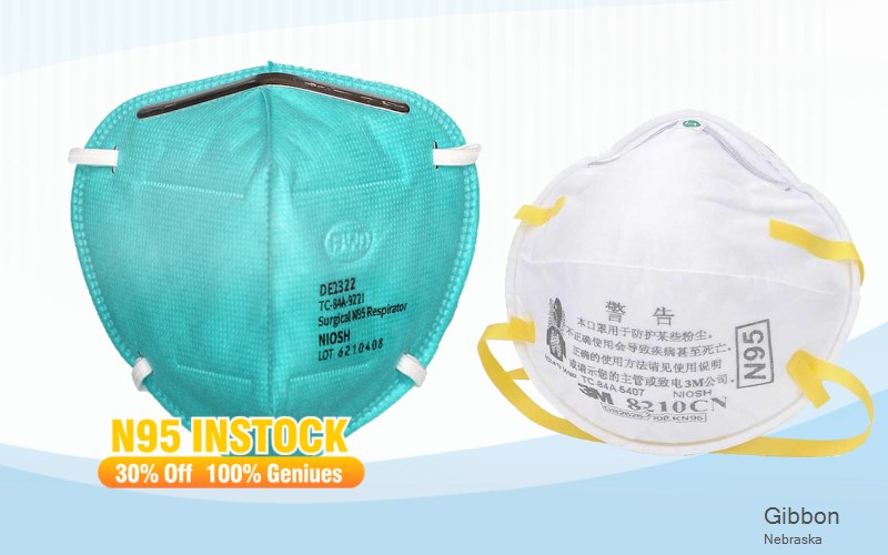 Gibbon Buffalo Nebraska NE N95 mask