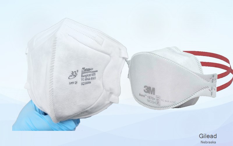 Gilead Thayer Nebraska NE N95 mask