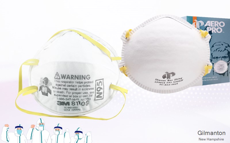 Gilmanton Belknap New Hampshire NH N95 mask