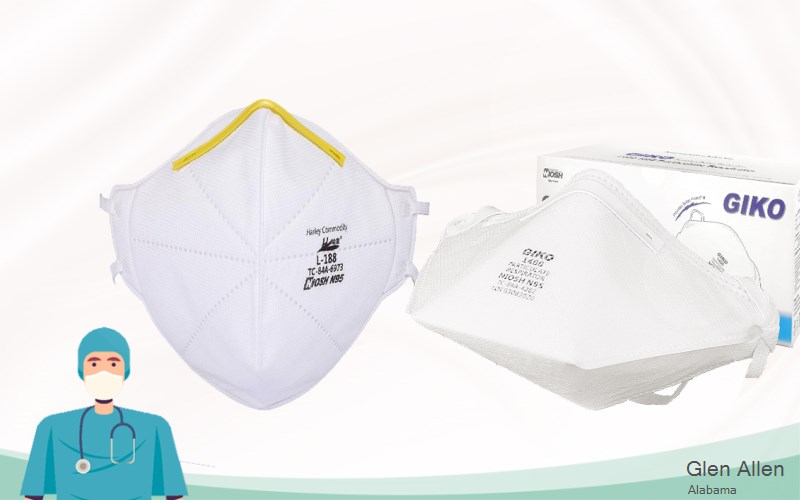 Glen Allen Fayette Alabama AL N95 mask