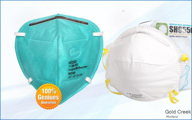 Gold Creek Powell Montana MT N95 mask