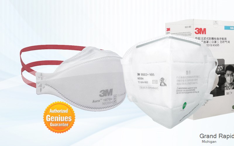 Grand Rapids Kent Michigan MI N95 mask