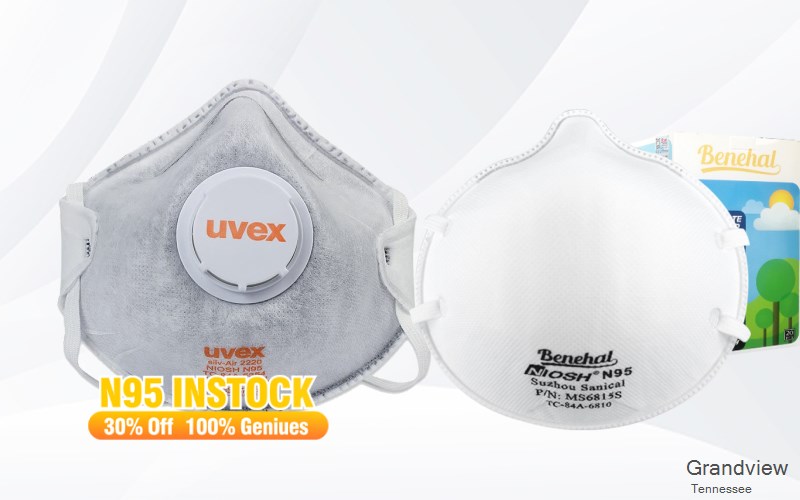 Grandview Rhea Tennessee TN N95 mask