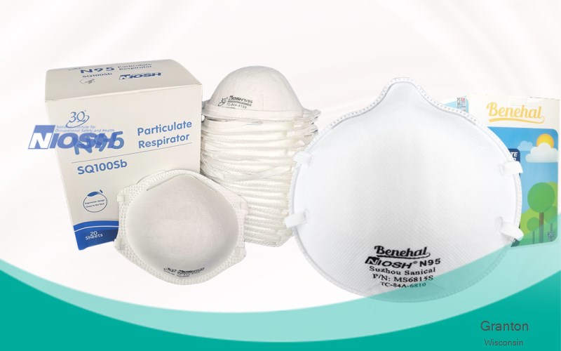 Granton Clark Wisconsin WI N95 mask