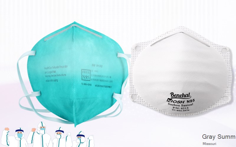Gray Summit Franklin Missouri MO N95 mask