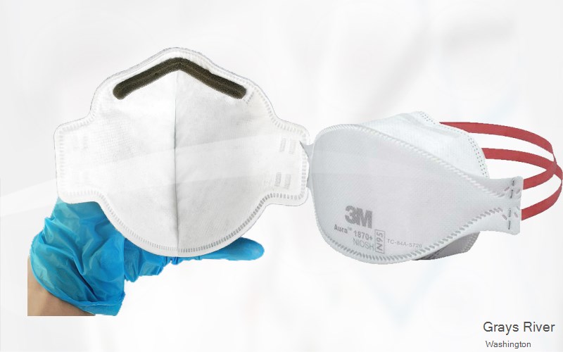 Grays River Wahkiakum Washington WA N95 mask