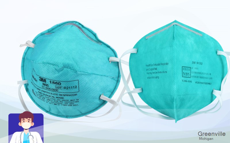 Greenville Montcalm Michigan MI N95 mask