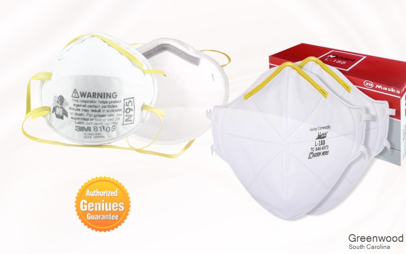 Greenwood Greenwood South Carolina SC N95 mask