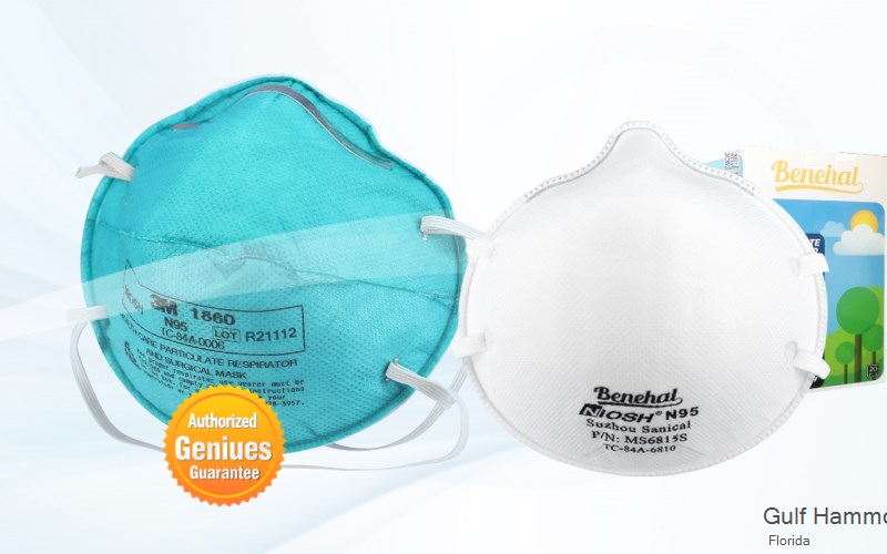 Gulf Hammock Levy Florida FL N95 mask