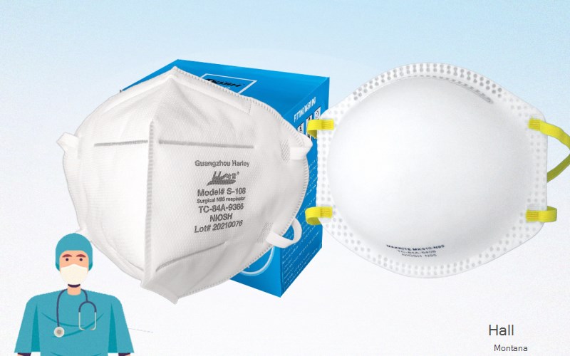 Hall Granite Montana MT N95 mask