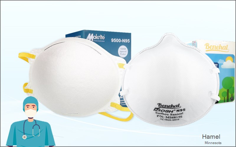 Hamel Hennepin Minnesota MN N95 mask