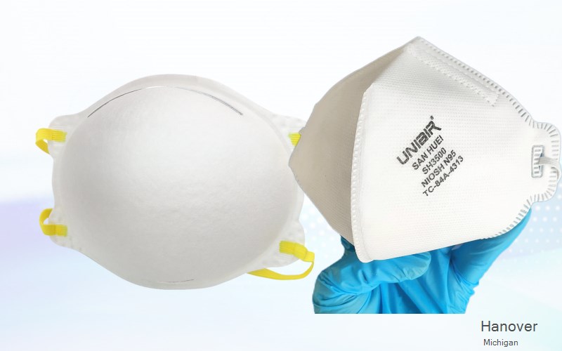 Hanover Jackson Michigan MI N95 mask