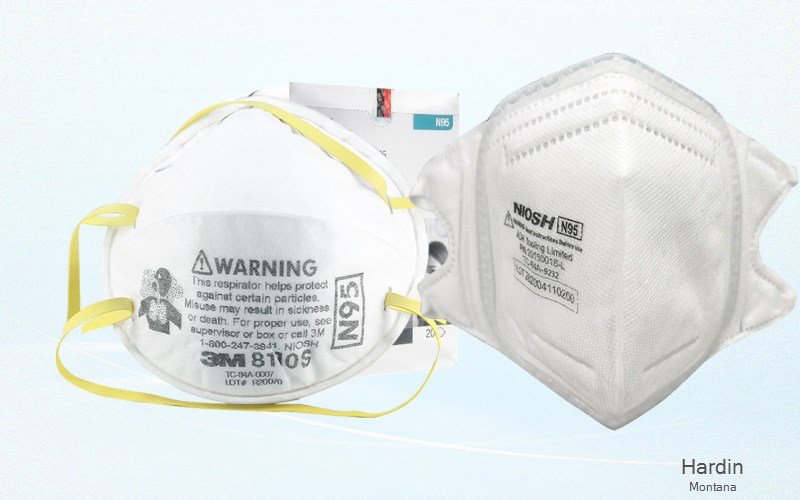 Hardin Big Horn Montana MT N95 mask