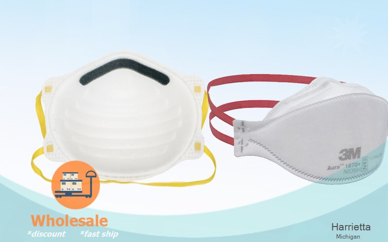 Harrietta Wexford Michigan MI N95 mask