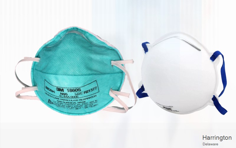 Harrington Kent Delaware DE N95 mask