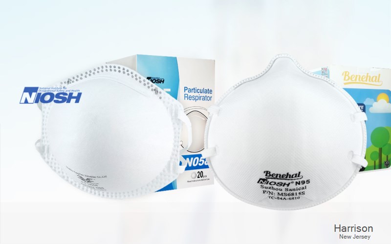 Harrison Hudson New Jersey NJ N95 mask