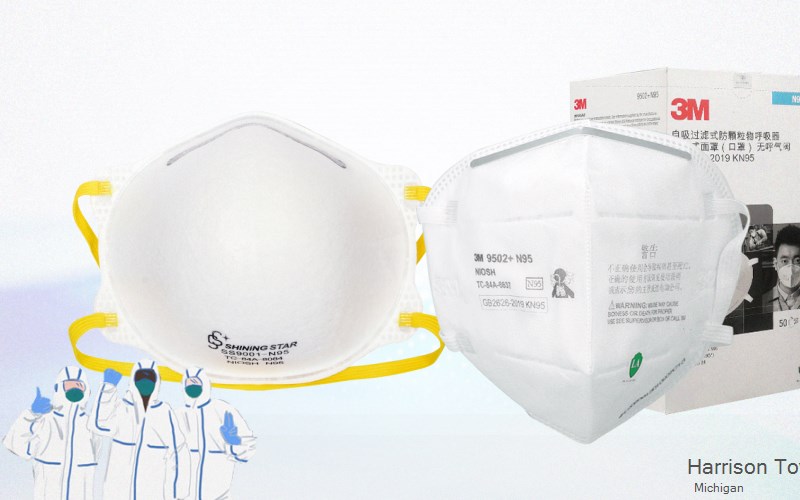 Harrison Township Macomb Michigan MI N95 mask