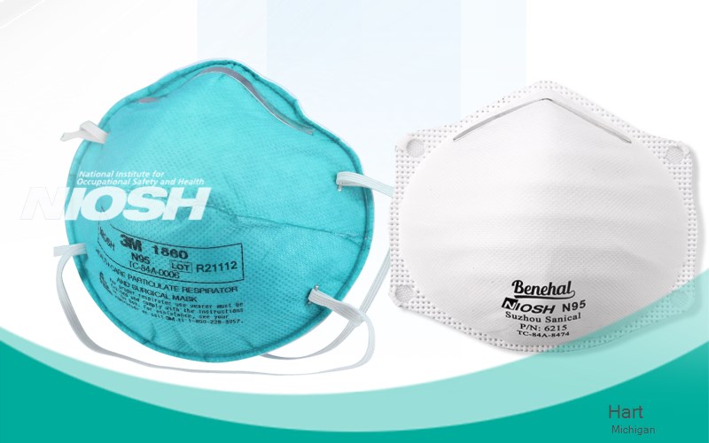 Hart Oceana Michigan MI N95 mask