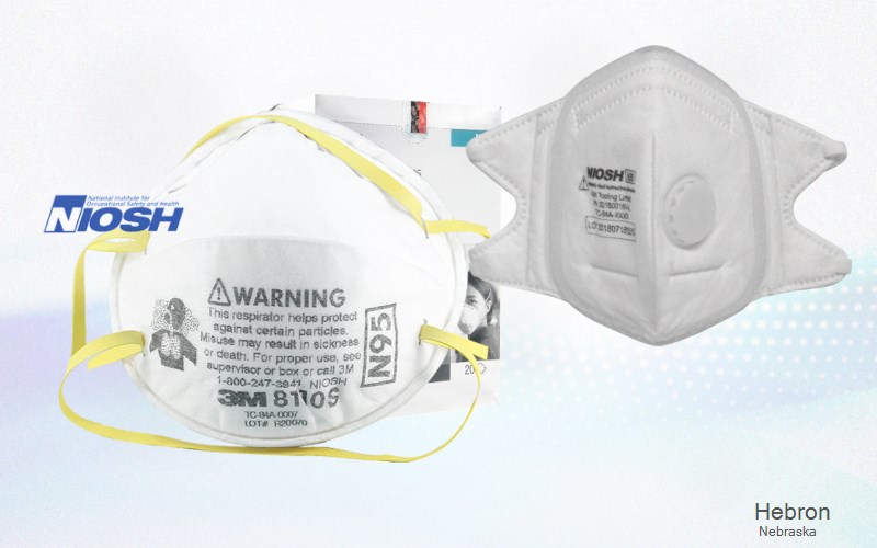 Hebron Thayer Nebraska NE N95 mask