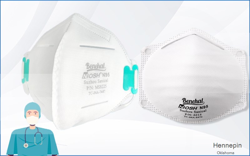 Hennepin Garvin Oklahoma OK N95 mask