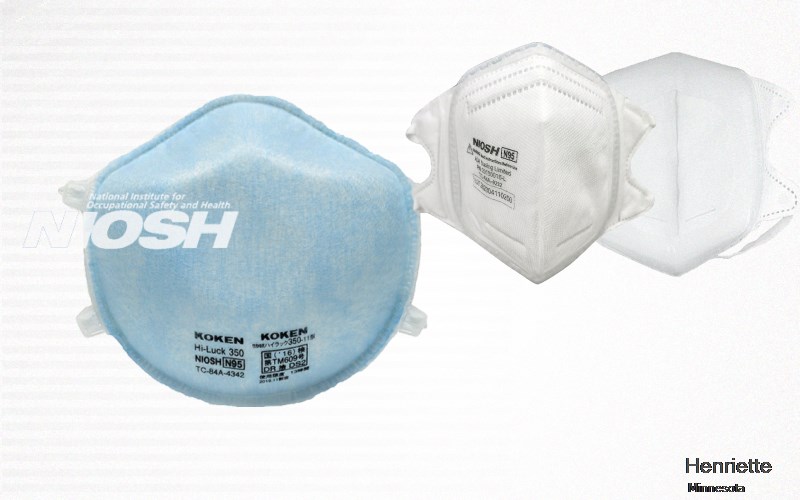 Henriette Pine Minnesota MN N95 mask