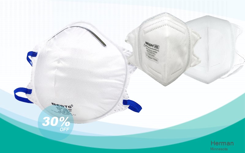 Herman Grant Minnesota MN N95 mask