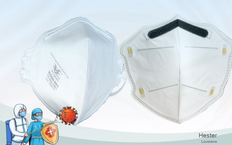 Hester Saint James Louisiana LA N95 mask