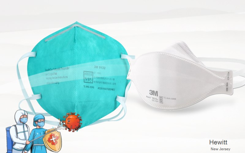 Hewitt Passaic New Jersey NJ N95 mask
