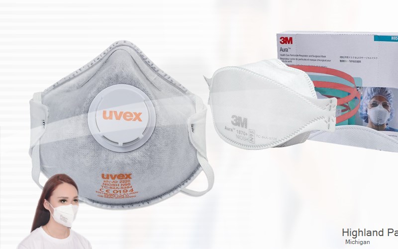 Highland Park Wayne Michigan MI N95 mask