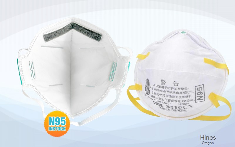 Hines Harney Oregon OR N95 mask