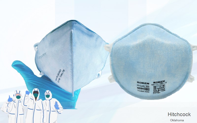 Hitchcock Blaine Oklahoma OK N95 mask
