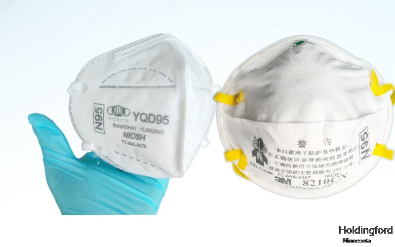 Holdingford Stearns Minnesota MN N95 mask