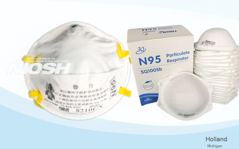 Holland Ottawa Michigan MI N95 mask