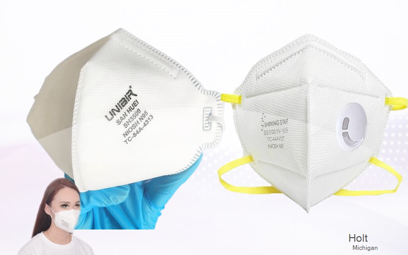 Holt Ingham Michigan MI N95 mask