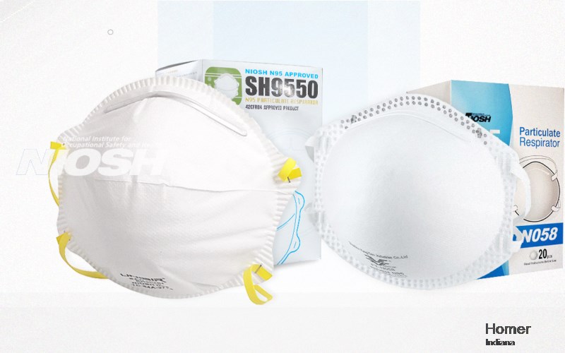 Homer Rush Indiana IN N95 mask