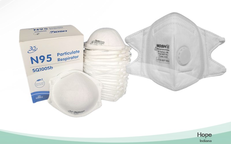 Hope Bartholomew Indiana IN N95 mask