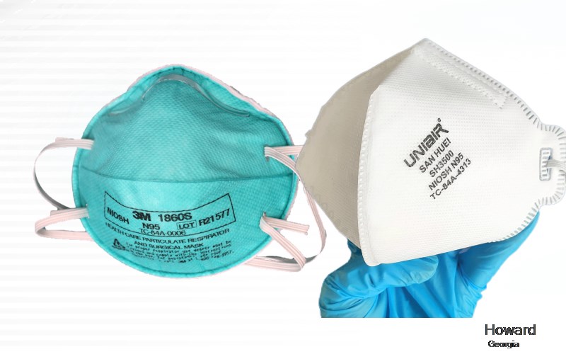 Howard Taylor Georgia GA N95 mask