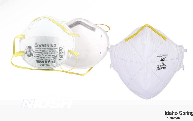 Idaho Springs Clear Creek Colorado CO N95 mask
