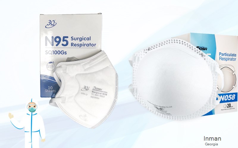 Inman Fayette Georgia GA N95 mask