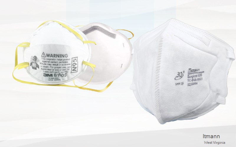 Itmann Wyoming West Virginia WV N95 mask