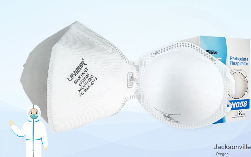Jacksonville Jackson Oregon OR N95 mask