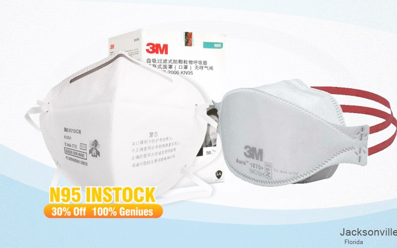 Jacksonville Saint Johns Florida FL N95 mask