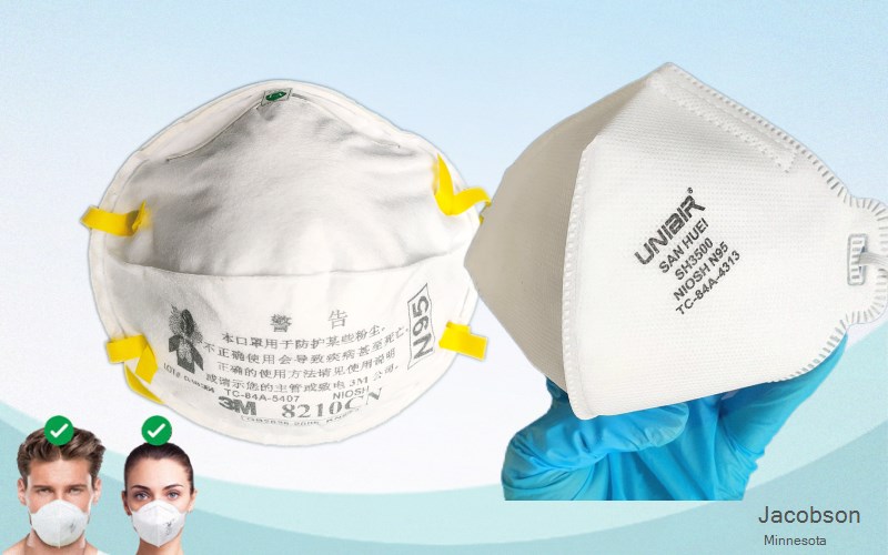 Jacobson Aitkin Minnesota MN N95 mask