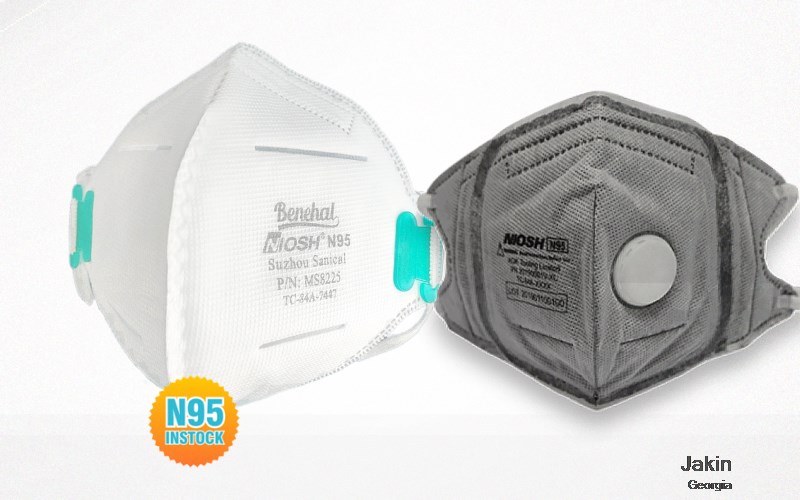 Jakin Early Georgia GA N95 mask