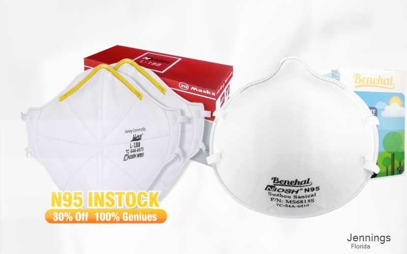 Jennings Hamilton Florida FL N95 mask