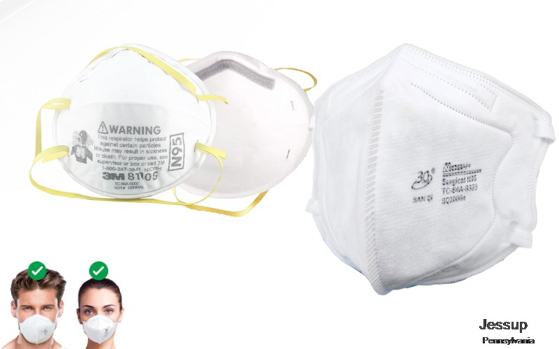 Jessup Lackawanna Pennsylvania PA N95 mask