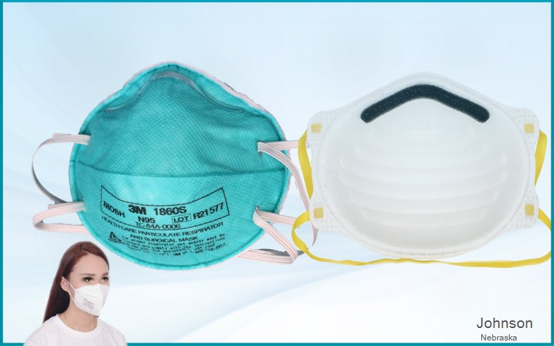 Johnson Nemaha Nebraska NE N95 mask