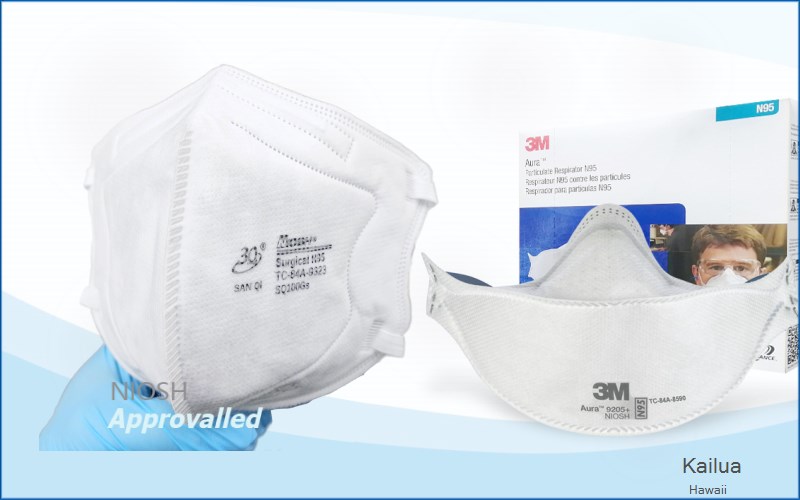Kailua Honolulu Hawaii HI N95 mask
