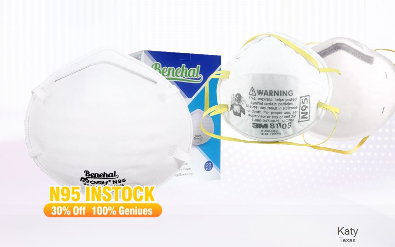 Katy Fort Bend Texas TX N95 mask